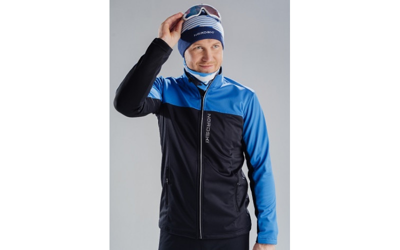 NORDSKI ACTIVE BLUE/BLACK - Разминочная куртка